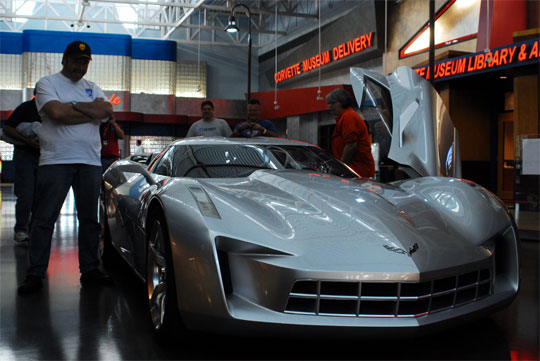 Transformer's Sideswipe Concept on Display at the Corvette Museum