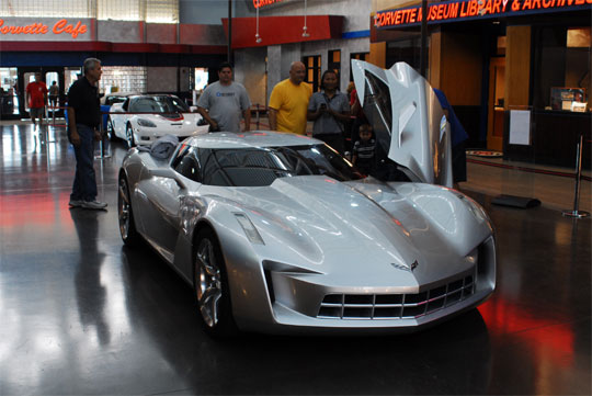 Transformer's Sideswipe Concept on Display at the Corvette Museum