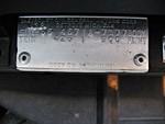 Trim Tag from my 1966 Corvette