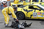 Corvette ZR1 Race Car Wrecks at Watkins Glen