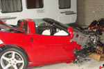 European Dealer Crashes Customer's C6 Corvette
