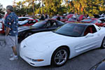 Corvettes at the Cars and Coffee Meet in St. Pete