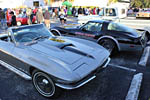 Corvettes at the Cars and Coffee Meet in St. Pete