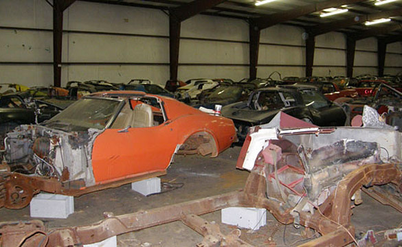 Over 100 Salvage Corvettes Heading to the Auction Block