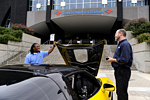 Jimmie Johnson, Johnny O'Connell and NFL Pro Bowler DeAngelo Williams on SPEED's Test Drive: Corvette