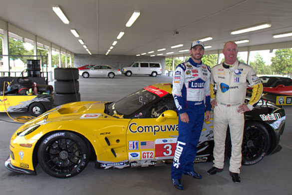 Johnny O'Connell, Jimmie Johnson and DeAngelo Williams on SPEED's Test Drive: Corvette