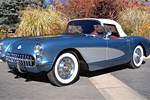 1956 Arctic Blue Corvette Roadster