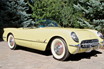 1955 Harvest Gold Corvette Roadster