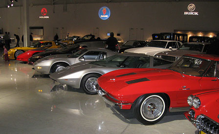 Corvettes at GM's Heritage Center Museum