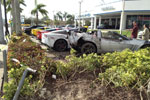 Drunk Driver Crashes Into Corvette Grand Sports at Chevy Dealership