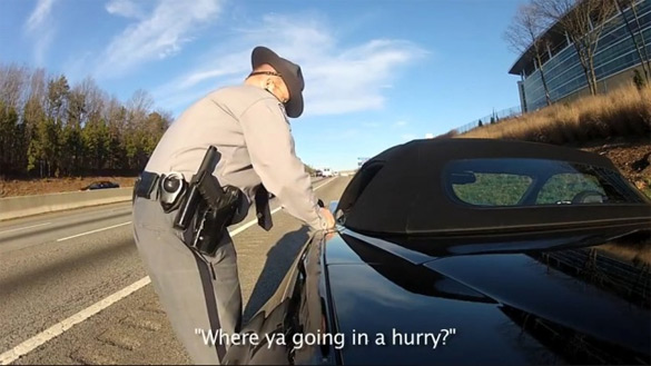 [VIDEO] GoPro Captures Trooper Pulling Over a Speeding C6 Corvette