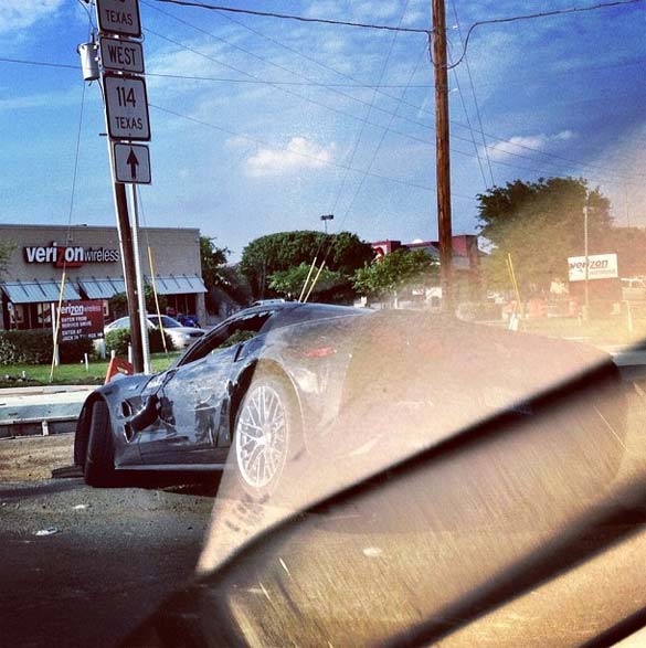[PIC] Instragam Captures Aftermath of Corvette Accidents