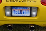 The Corvette Vanity Plates of Bloomington Gold 2012
