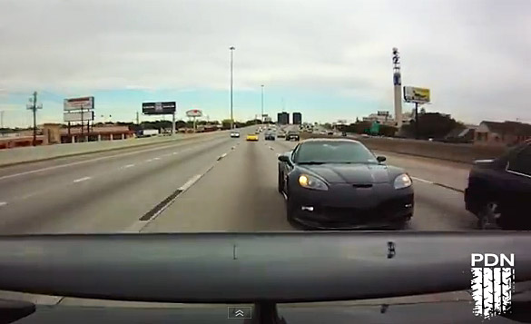 [VIDEO] Mystery Car Taunts a Corvette Z06