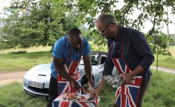 Two English Gents Show How to Cook with a Corvette V8 Engine
