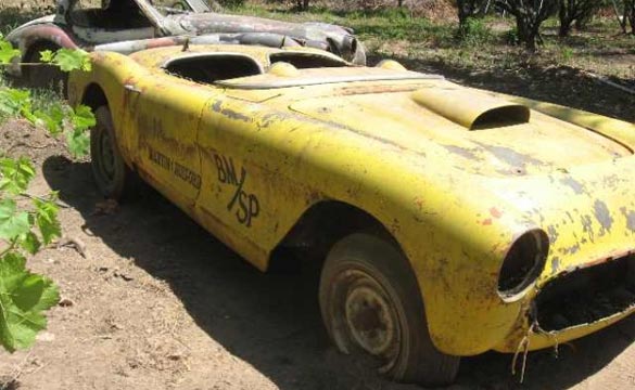 Information Sought on 1957 Corvette Drag Car Field Find