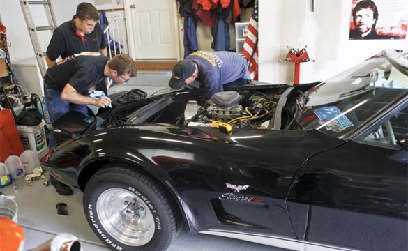 Father and Son Work Together to Restore a 1977 Corvette