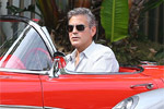 [PICS] George Clooney and his Little Red Corvette