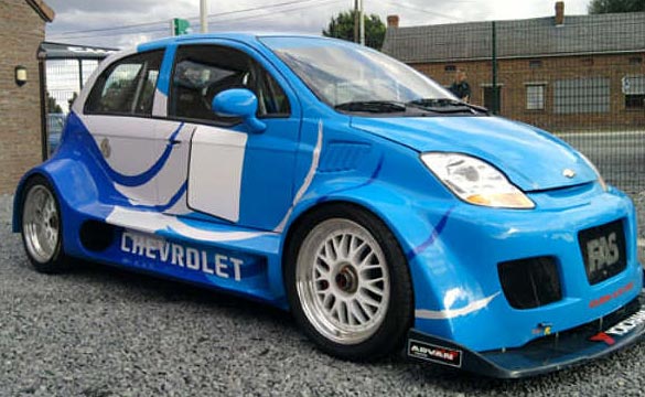 Unholy Engine Swap: Chevrolet Spark Powered by Corvette Z06's 7.0 Liter V8 Engine