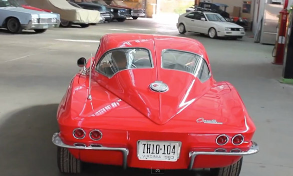 [VIDEO] Split Personality: 1963 Corvette Convertible has a Split Window Hard Top