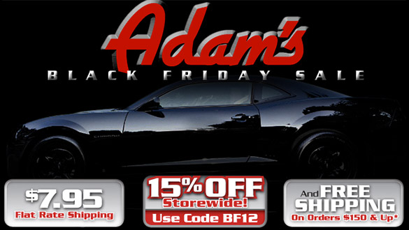 Adam's Polishes' Black Friday Sale - Save 15% Storewide!