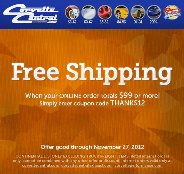 Corvette Central's Holiday Shopping Offers for Corvette Enthusiasts