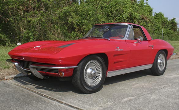 Vicari to Offer 1963 Corvette Convertible Pilot Car at New Orleans Auction