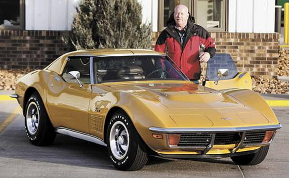 Retiring Employee Receives a 1972 Corvette for His 40 Years of Service