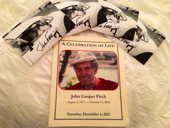 Racing Great John Fitch Laid to Rest