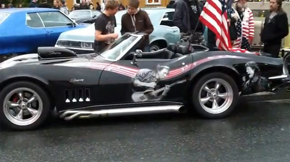 [VIDEO] 1968 Corvette Convertible with Matching Teardrop Camper Pays Homage to The Rolling Stones