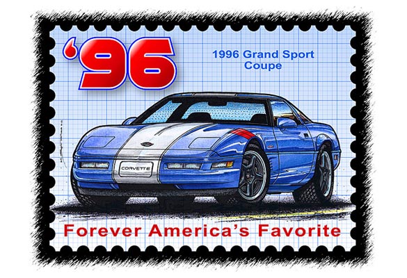Give the Gift of Corvette Artwork from Scott Teeters' Illustrated Corvette Series
