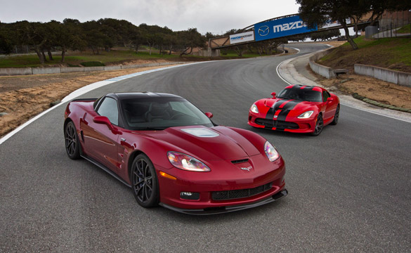 2013 Corvette ZR1 Beats Out 2013 SRT Viper for Lap Record at Laguna Seca