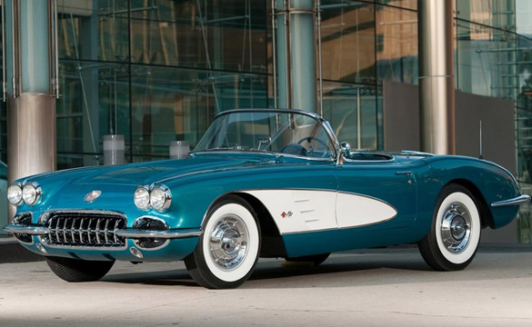 General Motors Chairman and CEO Dan Akerson's Regal Turquoise 1958 Corvette
