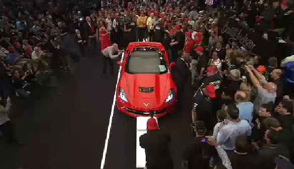 First Retail VIN 2014 Corvette Stingray Sells for $1.05 Million At Barrett-Jackson