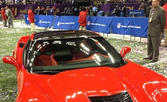 [PIC] Joe Flacco Named Super Bowl MVP and Wins a 2014 Corvette Stingray