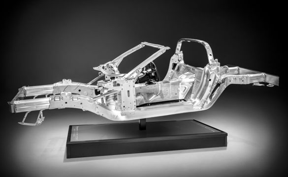Corvette Stingray's All-Aluminum Frame provides Weight Savings and a Stiffer Ride