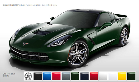 2014 Corvette Stingray's Color Configurator Allows You to Play with Paint and Wheel Options