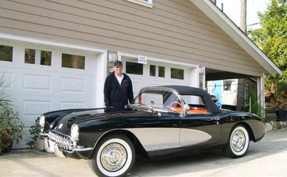 Canadian Corvette owner is in Absolute Heaven with his Restored 1957 Corvette