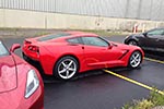 Five 2014 Corvette Stingrays at the Bowling Green Assembly Plant