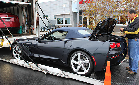 [VIDEO] The 2014 Corvette Stingrays Leave the National Corvette Museum