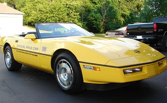 1986 Indy 500 Pace Car Corvette Convertible Stolen After Ad Placed on Craigslist