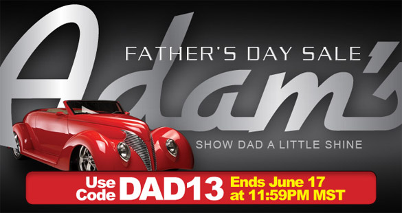 Save 10% at Adam's Polishes During the 2013 Father's Day Sale