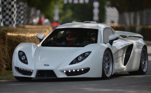 Corvette-Powered Sin R1 Supercar Makes Its Debut at Goodwood