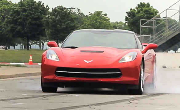 [VIDEO] Car and Driver Does First Burnout in the 2014 Corvette Stingray