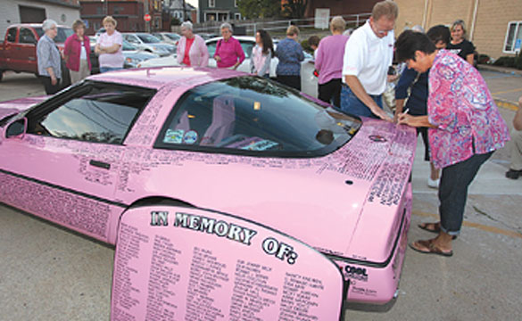 The C4 Corvette Known as PinkVette to Be Auctioned for Cancer Patients