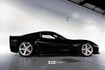 Black C6 Corvette Z06 Gets Upgraded with D2FORGED CV2 Wheels