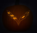 Make Yourself a Stingray-o-Lantern with Chevrolet's Pumpkin Stencils!