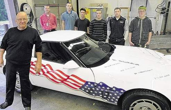 Students Restored Corvette to Honor Veterans