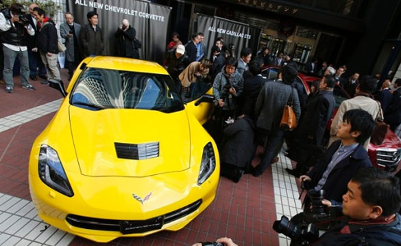 [VIDEO] 2014 Corvette Stingray is Unveiled in Japan