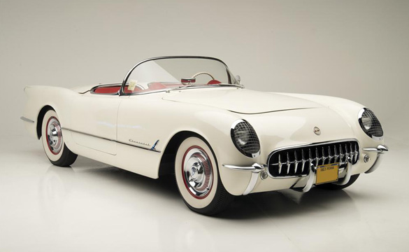Lance Miller's 1953 Corvette, along with a matching 2003 50th Anniversary sold for $770K
